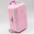 Creative Suitcase Style Music Box Jewelry Cosmetics Rotating Ballerina Girl Storage Box - Al-Raheem Imports