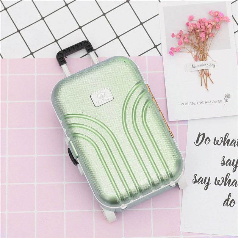 Creative Suitcase Style Music Box Jewelry Cosmetics Rotating Ballerina Girl Storage Box - Al-Raheem Imports