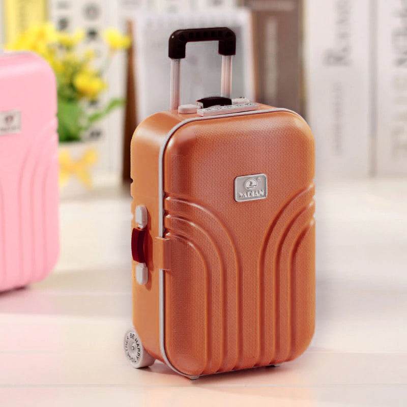 Creative Suitcase Style Music Box Jewelry Cosmetics Rotating Ballerina Girl Storage Box - Al-Raheem Imports