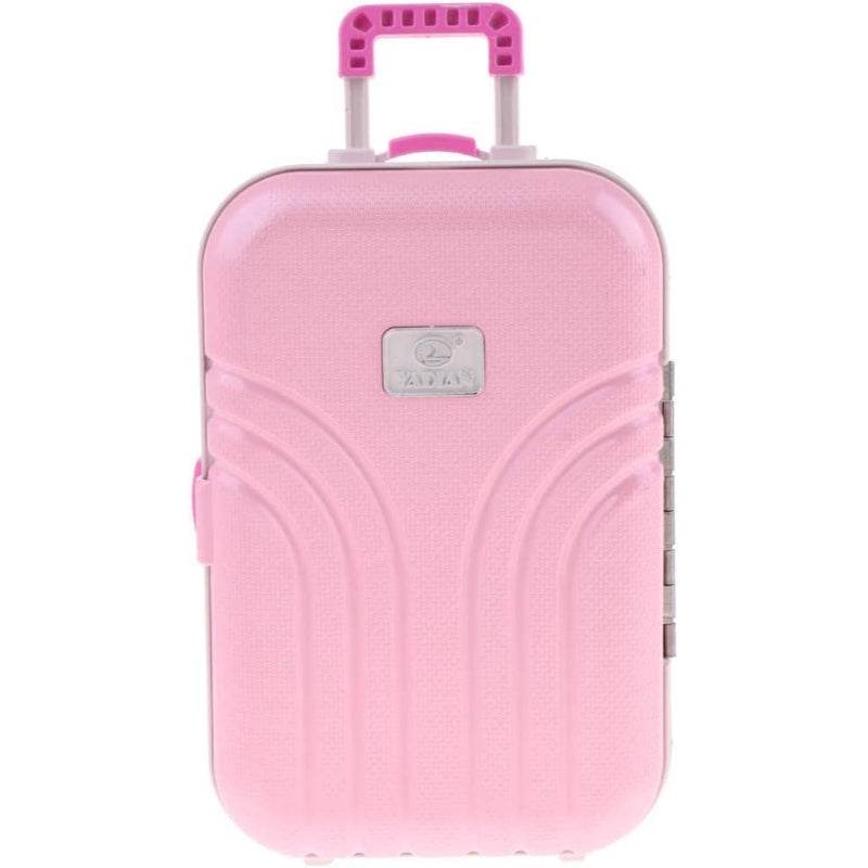 Creative Suitcase Style Music Box Jewelry Cosmetics Rotating Ballerina Girl Storage Box - Al-Raheem Imports