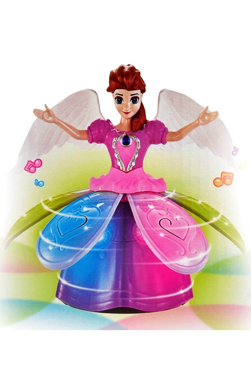 Dancing Angel Princess Doll LED Music Lights Interactive Robot Toy for Girls 3+ - Al-Raheem Imports