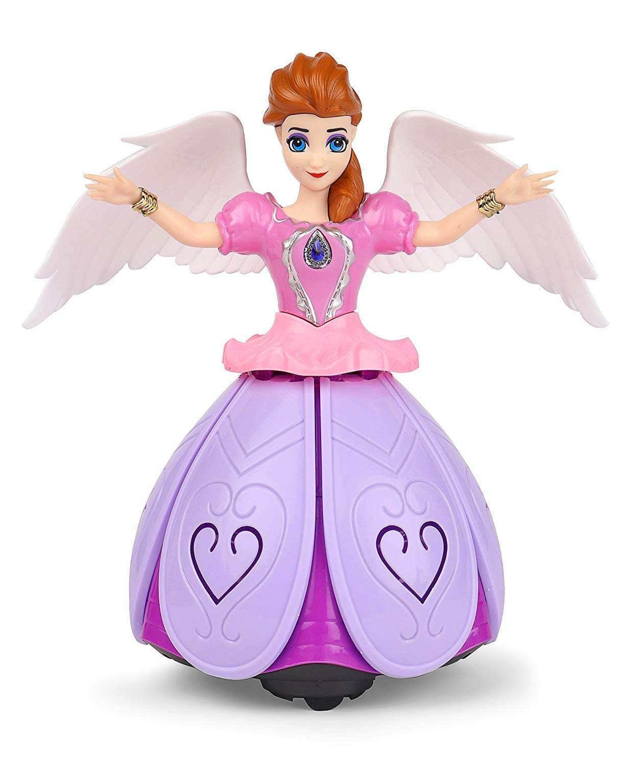 Dancing Angel Princess Doll LED Music Lights Interactive Robot Toy for Girls 3+ - Al-Raheem Imports