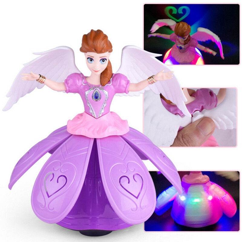 Dancing Angel Princess Doll LED Music Lights Interactive Robot Toy for Girls 3+ - Al-Raheem Imports