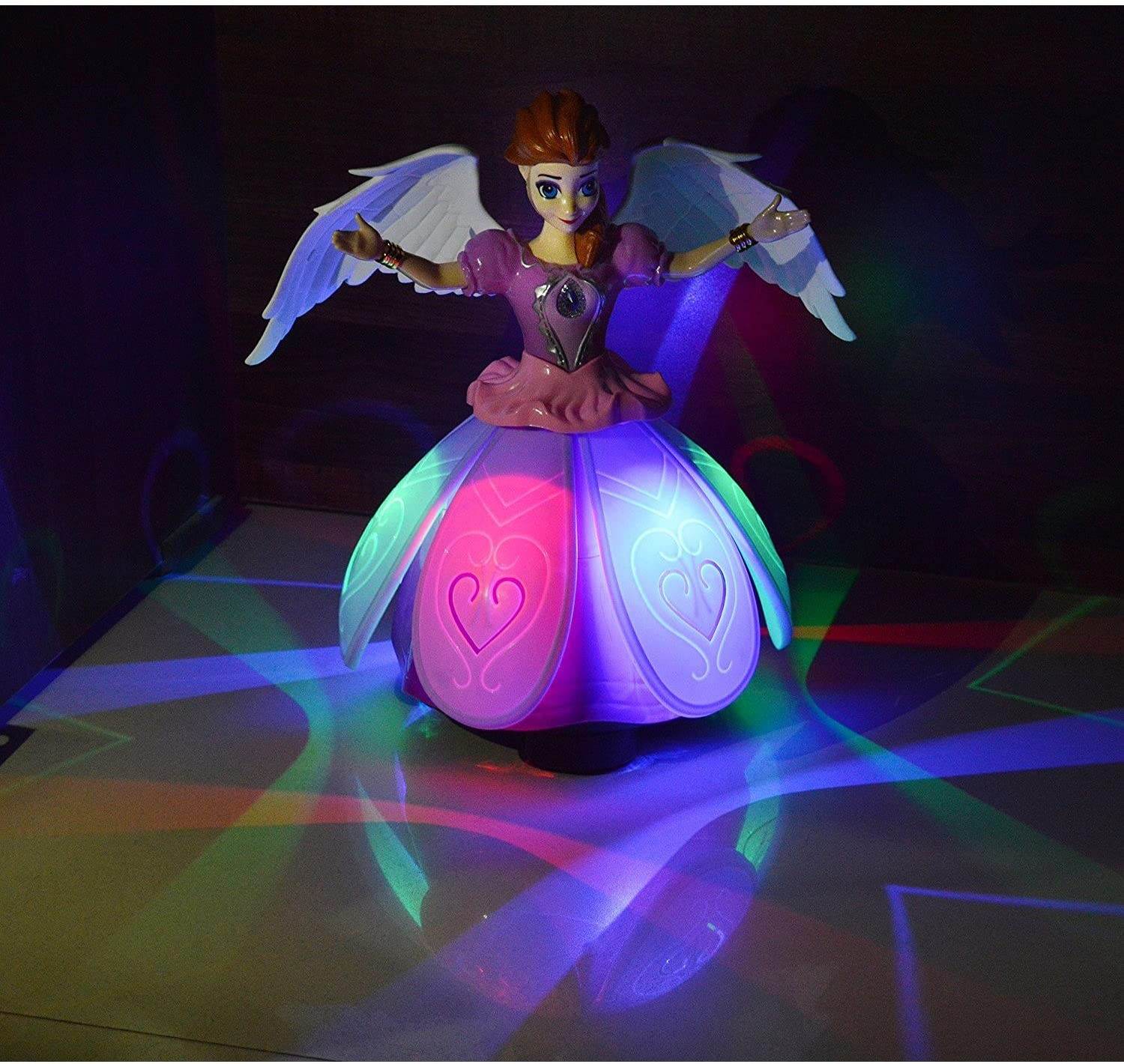 Dancing Angel Princess Doll LED Music Lights Interactive Robot Toy for Girls 3+ - Al-Raheem Imports