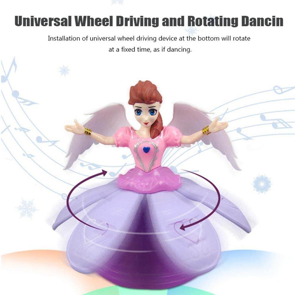 Dancing Angel Princess Doll LED Music Lights Interactive Robot Toy for Girls 3+ - Al-Raheem Imports