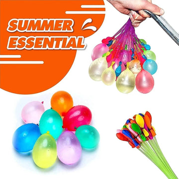 Fast Fill Water Balloon Kit Quick Fill Magic Self Sealing Water Balloon Party Supplies For Outdoor Water Party and Water Game - Al-Raheem Imports