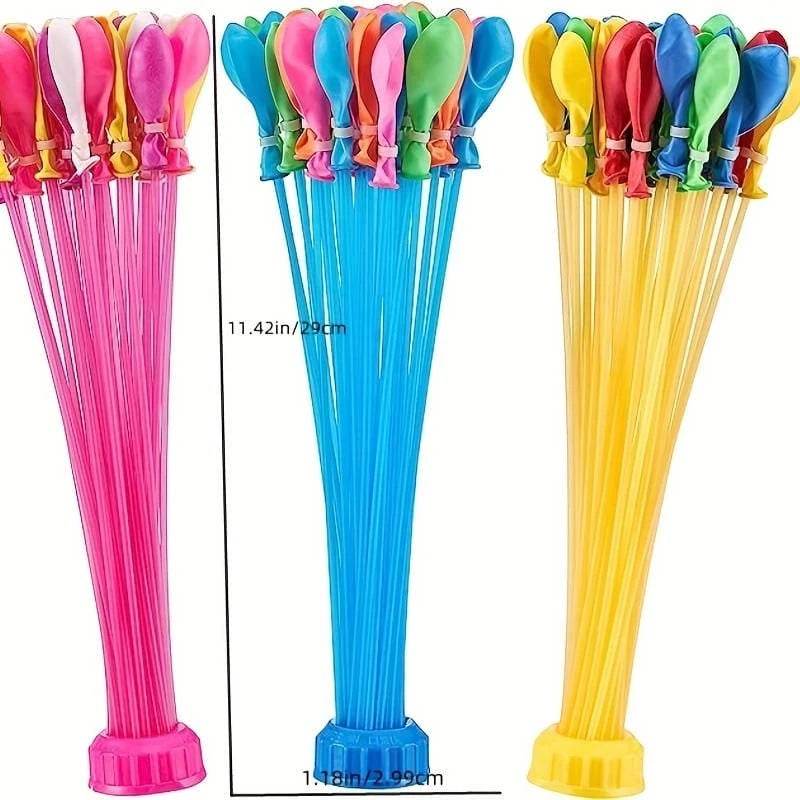 Fast Fill Water Balloon Kit Quick Fill Magic Self Sealing Water Balloon Party Supplies For Outdoor Water Party and Water Game - Al-Raheem Imports