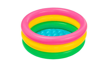 Intex 57107 Sunset Glow Baby Pool for Kids 24 Inch x 8.5 Inch Inflatable Paddling Pool