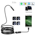 3.5M 7mm Endoscope Camera HD with 6 LED Soft Cable Waterproof Inspection Borescope for Android and PC - Al-Raheem Imports