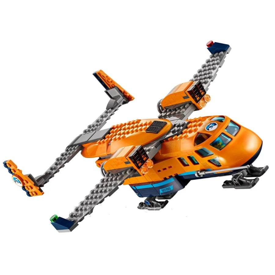 Lepin 02112 City Series Arctic Supply Plane Building Blocks Set with 791 Pieces and 4 Minifigures - Al-Raheem Imports