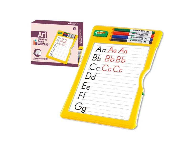 Kids Learning Painting Toy WordPad Drawing Board for Alphabet and Art