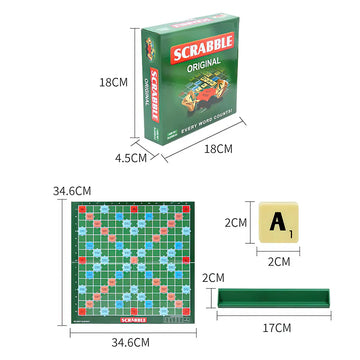 Original Scrabble Board Game for Kids and Adults Educational Spelling Toy