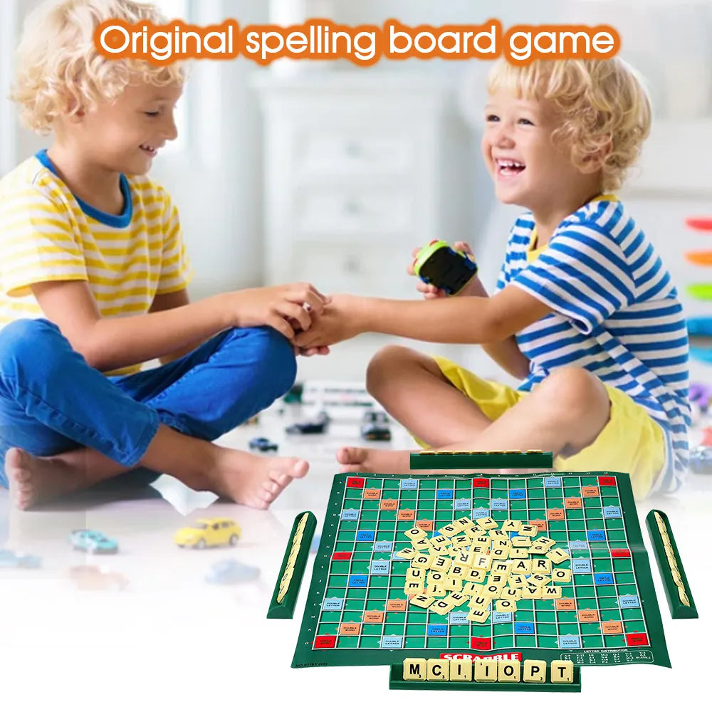 Original Scrabble Board Game for Kids and Adults Educational Spelling Toy