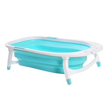 Foldable Baby Bathtub with Temperature Sensor for Infants 0-6 Years