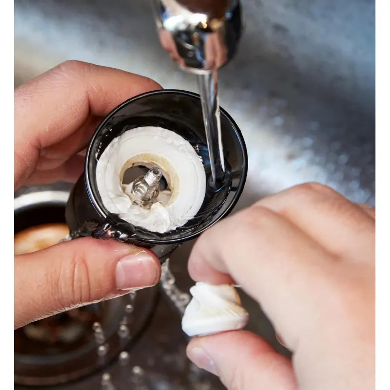 Classic Glass Base Pepper Grinder with Adjustable Ceramic Mechanism Manual Mill