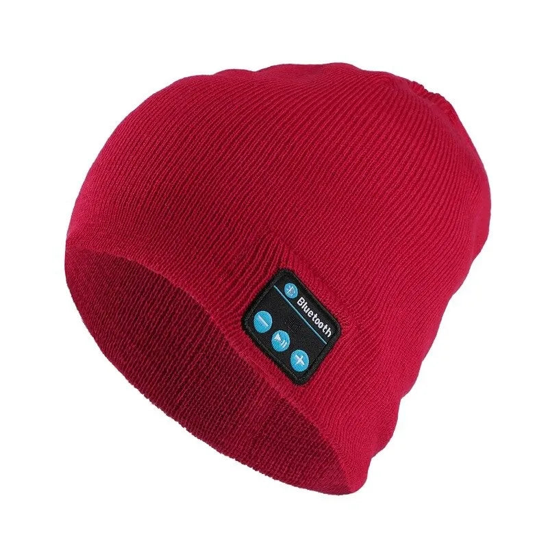 Wireless Bluetooth Music Hat Smart Headset Winter Cap with Speaker Bluetooth 5.0 Rechargeable Warm Beanie for Men and Women