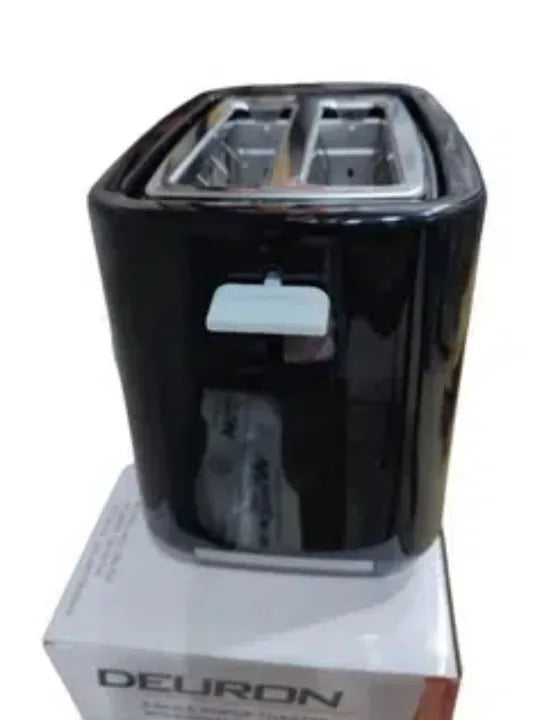 Deuron 2 Slice Pop Up Toaster DN 707 Black with 5 Year Motor Warranty