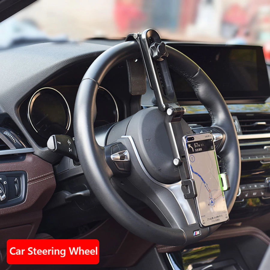 1080 Degree Rotation Car Sun Visor Phone Holder Universal Mobile Mount Clip for All Smartphones