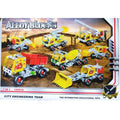 7 In 1 Alloy Blocks Construction Vehicle Engineering Car Model Building Blocks Set For Kids - Al-Raheem Imports