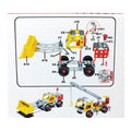 7 In 1 Alloy Blocks Construction Vehicle Engineering Car Model Building Blocks Set For Kids - Al-Raheem Imports