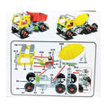 7 In 1 Alloy Blocks Construction Vehicle Engineering Car Model Building Blocks Set For Kids - Al-Raheem Imports