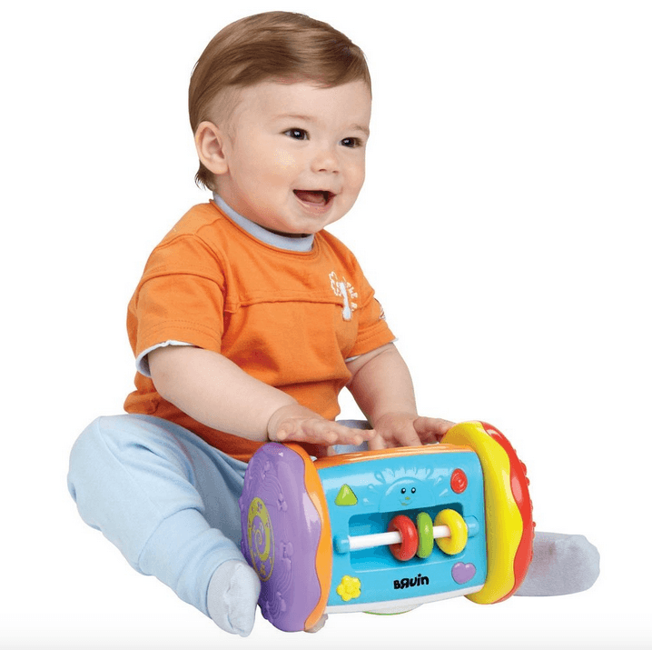 Baby Musical Spinning Wheel Toy Fun Learning Toy for Crawling Coordination - Al-Raheem Imports