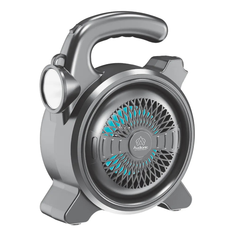 Sugar 8 Portable Bluetooth Speaker with Built-In Torch FM Radio USB TF Card Support Black