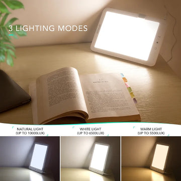 Light Therapy Touch Dimming Energy Lamp with 3 Modes & 10,000 LUX (HP-06)