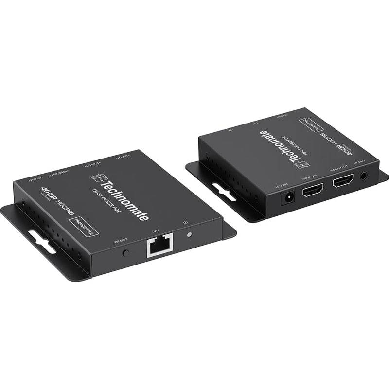 Technomate 4K HDMI PoE Extender Over Single CAT6 Up To 55m - Al-Raheem Imports