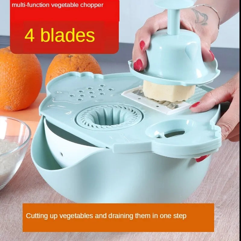 Kitchen Utensils Small Flying Fish Multi-Functional Vegetable Cutter and Prep Tool