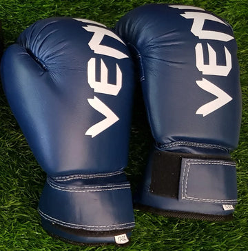 Venum Kick Boxing Gloves PU Leather Karate Training Punching Gloves
