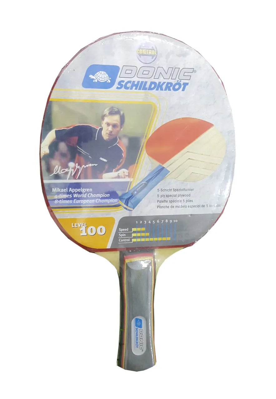 Donic Schildkrot Level 100 Table Tennis Racket for Beginners
