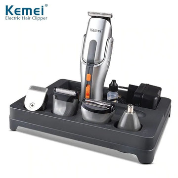 Kemei 680A Multifunction Rechargeable Hair Trimmer Shaver Cordless Adjustable Clipper