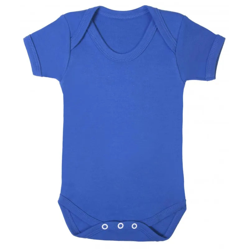 Pack of 5 Unisex Baby Rompers Short Sleeve 140gsm Cotton O-Neck