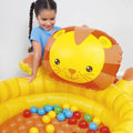 Up In And Over Colorful Lion Ball Pit Inflatable Kids Play Centre with 50 Multi-Colored Balls - Al-Raheem Imports