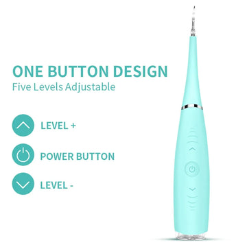 Portable Electric Dental Calculus Remover Teeth Whitening Tool Sonic Tartar Plaque Stain Remover IPX6 Waterproof