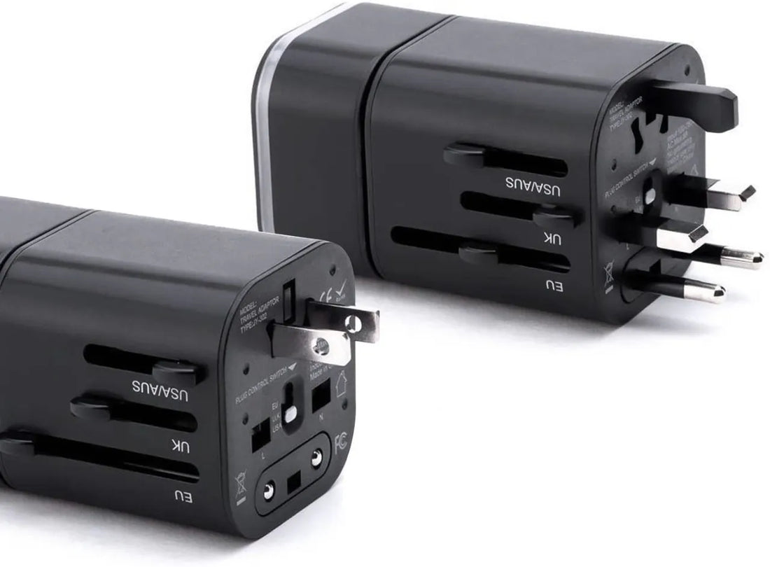 Tevina Universal Travel Adapter Charger 3.2A Dual USB All In One Worldwide Plug for 150 Plus Countries with Safety Protection