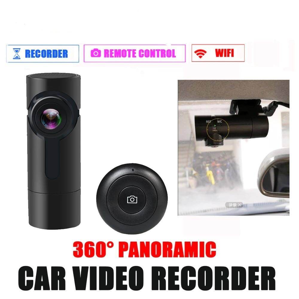 Smart WiFi Traveling Data Recorder DVR 360 Degree Wireless Car Cam 1080P Full HD Driving Recorder - Al-Raheem Imports