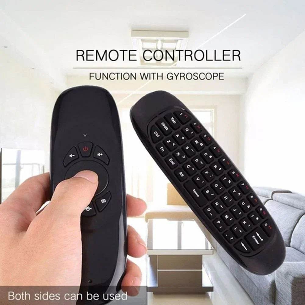 2.4GHz Flying Mouse Wireless Air Mouse Keyboard Remote Control For Smart TV PC - Al-Raheem Imports