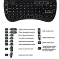 3 Colors Backlit Mini Wireless Keyboard 2.4ghz With Touchpad Remote Control - Al-Raheem Imports