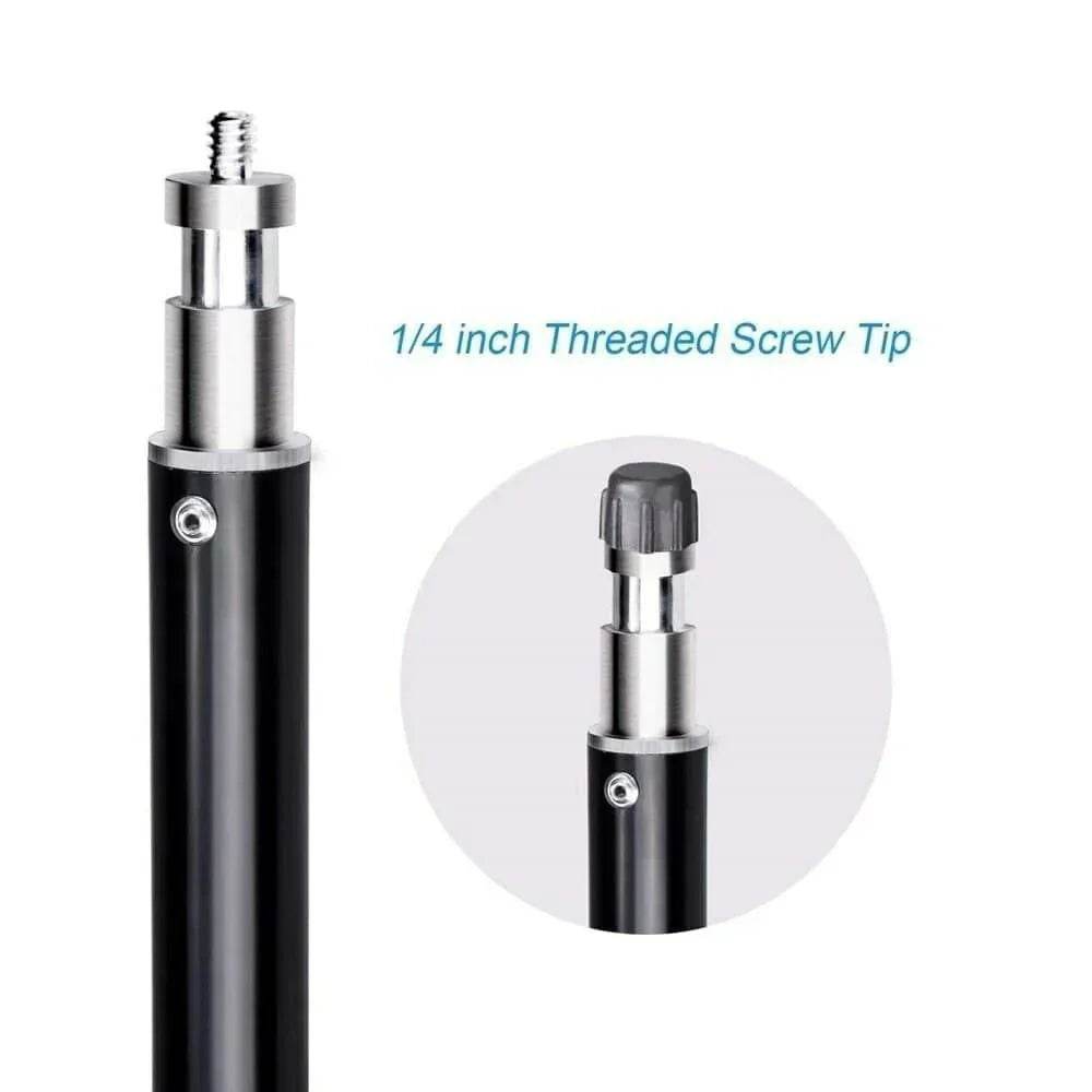 Tripod 7 Feet Photography Light Camera Stand Adjustable Height With 1/4 Screw Head For Ring Light - Al-Raheem Imports