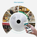 Panoramic Wifi Camera 960P Wireless Bulb IP Camera 360 Degree Night Vision Card Recording - Al-Raheem Imports