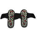 Foot Massage Slipper Foot Care Rotating Acupuncture Height Adjustable Foot Relax - Al-Raheem Imports