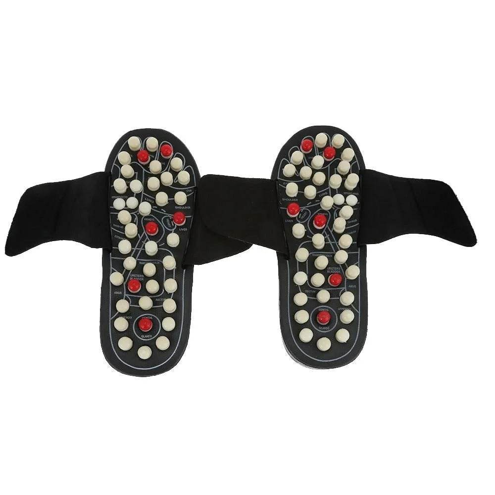 Foot Massage Slipper Foot Care Rotating Acupuncture Height Adjustable Foot Relax - Al-Raheem Imports
