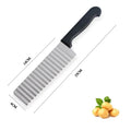 French Fries Cutter Stainless Steel Waving Knife - Al-Raheem Imports