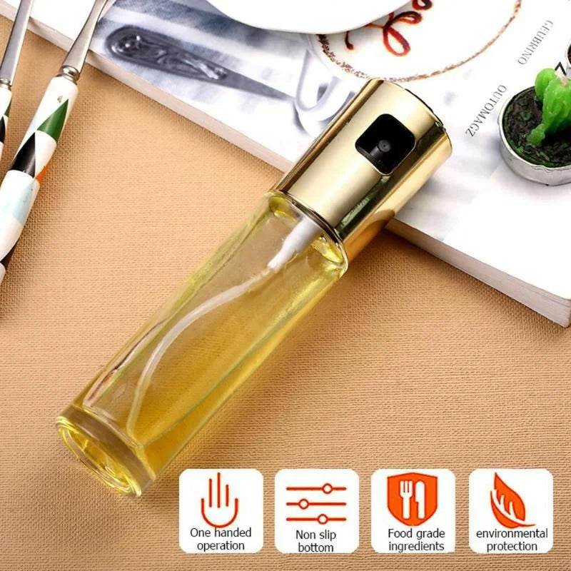 Kitchen Baking Oil Spray Empty Bottle Vinegar Dispenser Cooking - Al-Raheem Imports