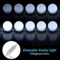 Led Makeup Mirror Light Hollywood Light 10 Bulb 12V Plug Dimmable Touch Control Lighting For Dressing Table - Al-Raheem Imports