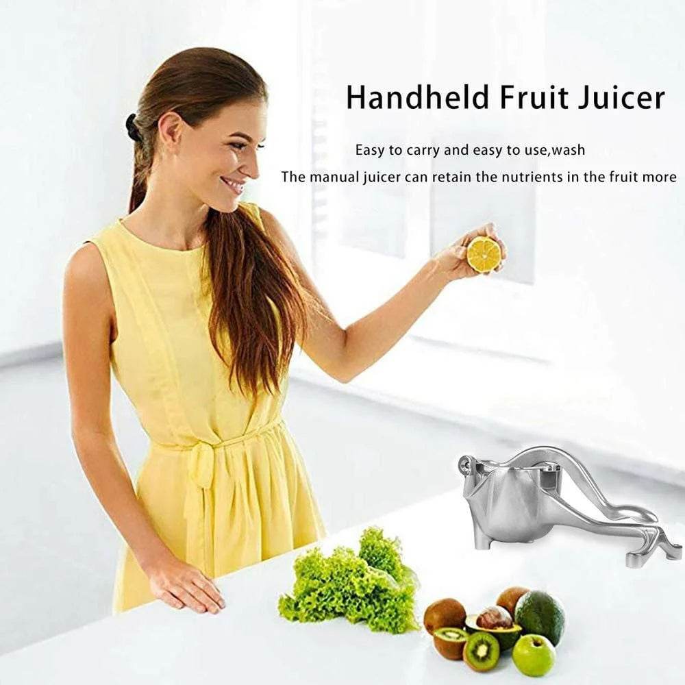 Manual Juice Squeezer Aluminum Alloy Heavy-Duty Hand Pressed Fresh Juice Extractor - Al-Raheem Imports