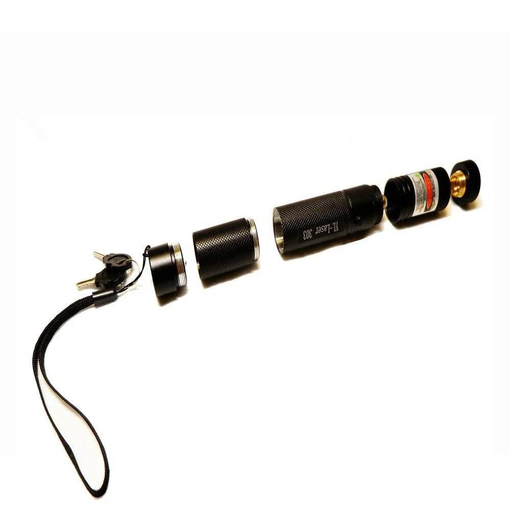 Multifunctional High Quality Green Laser Pointer Pen With Safety Lock Key - Al-Raheem Imports