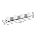 Portable LED Mirror Light 4 Bulb Makeup Night Light Vanity Light Easy Installed Makeup Studio Lamp - Al-Raheem Imports